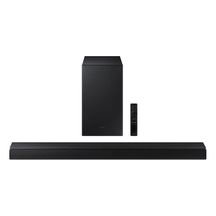 Soundbar Samsung HW-A555, com 2.1 canais, potência de 410W RMS, Bluetooth e Subwoofer sem fio