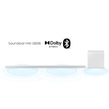 Soundbar Samsung HW-S801B, com 3.1.2 canais, Dolby Atmos, Sincronia Sonora