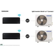 Combo - Ar condicionado Split Inverter Samsung WindFree™ Connect Sem Vento 2X12.000 BTUs Quente e Frio